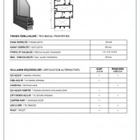 ASAŞ RW55 - Kapı ve Pencere Sistemleri