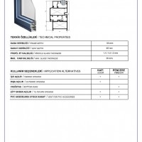 ASAŞ RW55 PLUS - Kapı ve Pencere Sistemleri