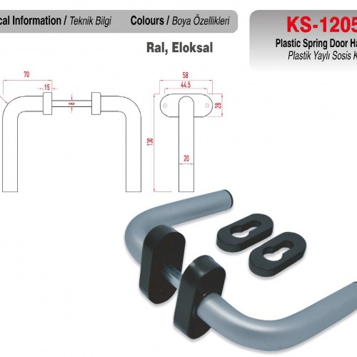 KS-1205 - Kapı Kolları
