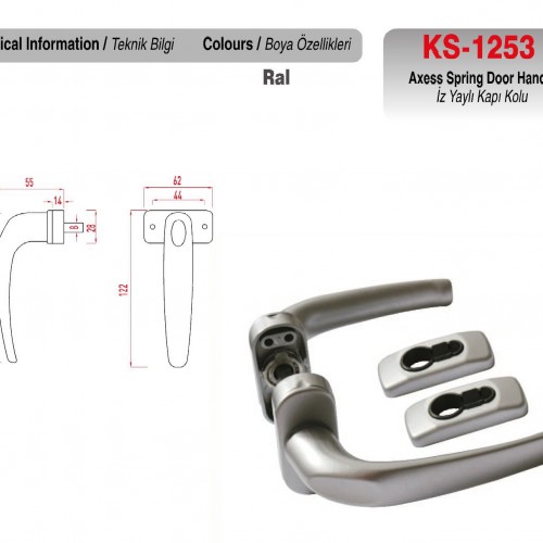 KS-1253 - Yaylı Kapı Kolları