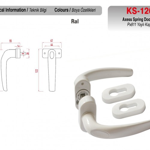 KS-1260 - Yaylı Kapı Kolları