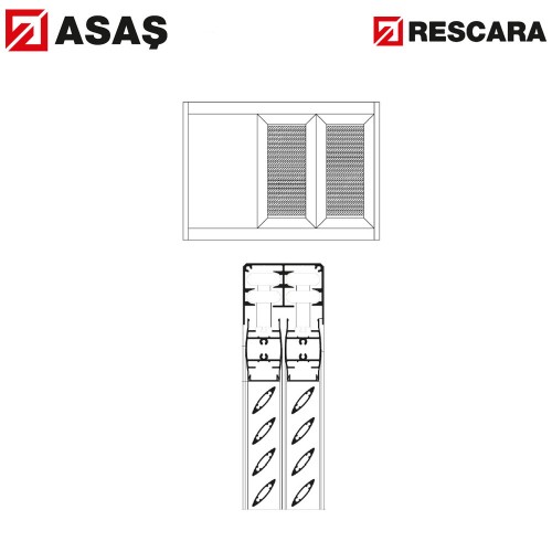 ASAŞ RSC40 - Güneş Kırıcı Sistemler